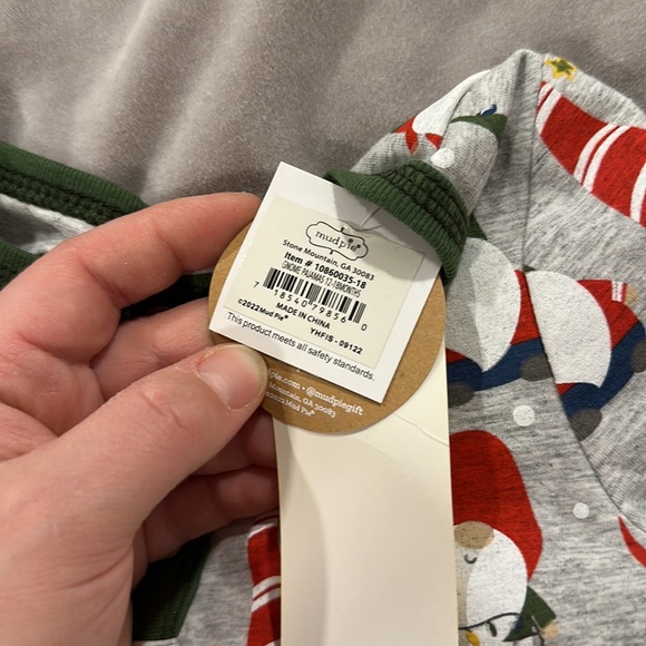 Mud Pie Christmas Gnome Pajamas - Picture 4 of 5